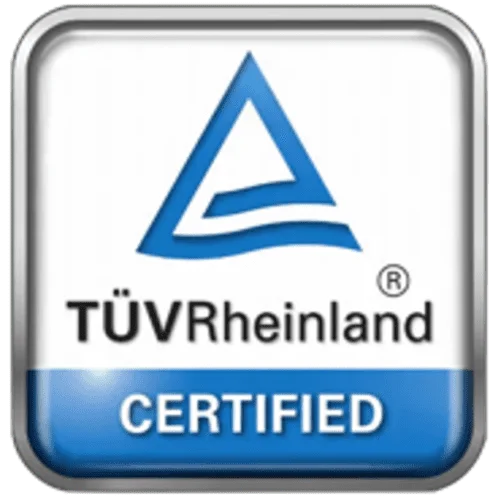 TUV Rheinland Certified