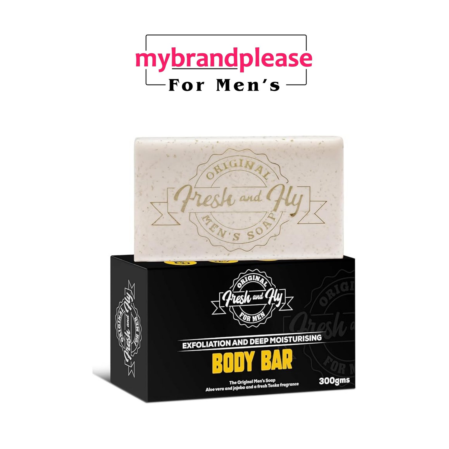 1) Exfoliation Body Bar for Mens 300g