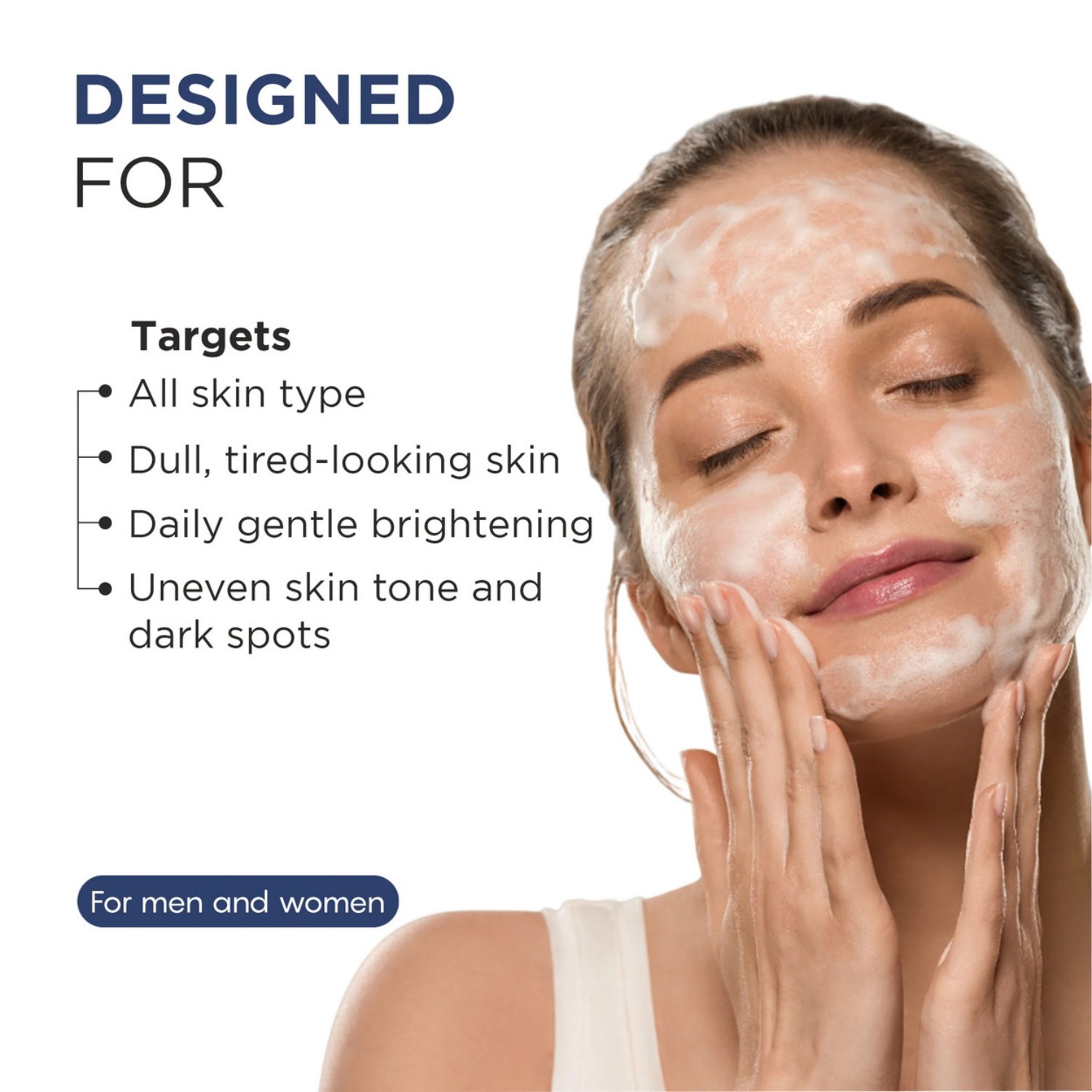 1 KOJIC ACID + 2 NIACINAMIDE + ALPHA ARBUTIN FACEWASH infused with Multi Berry