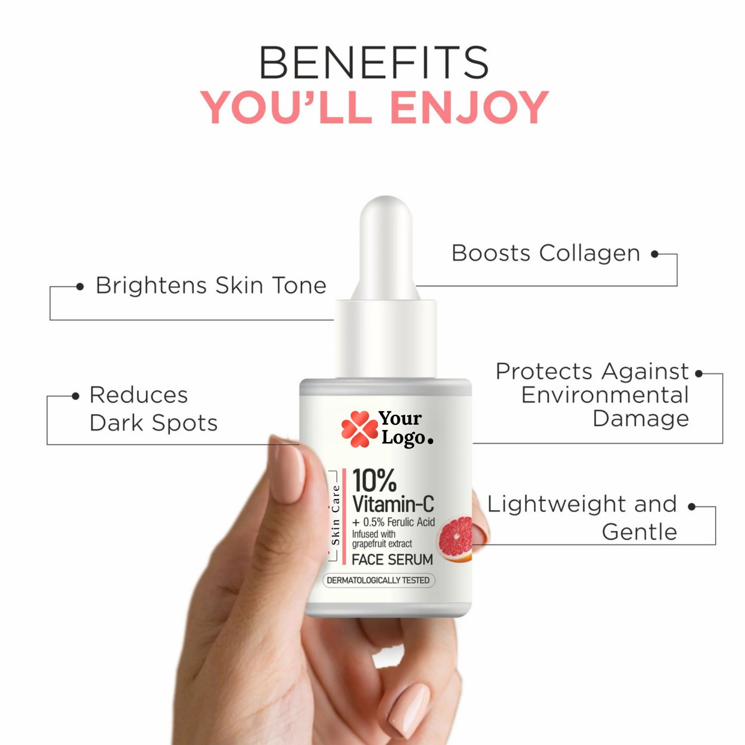 10 Vitamin C + 0.5 Ferulic Acid Infused with Grapefruit Exquisite Serum
