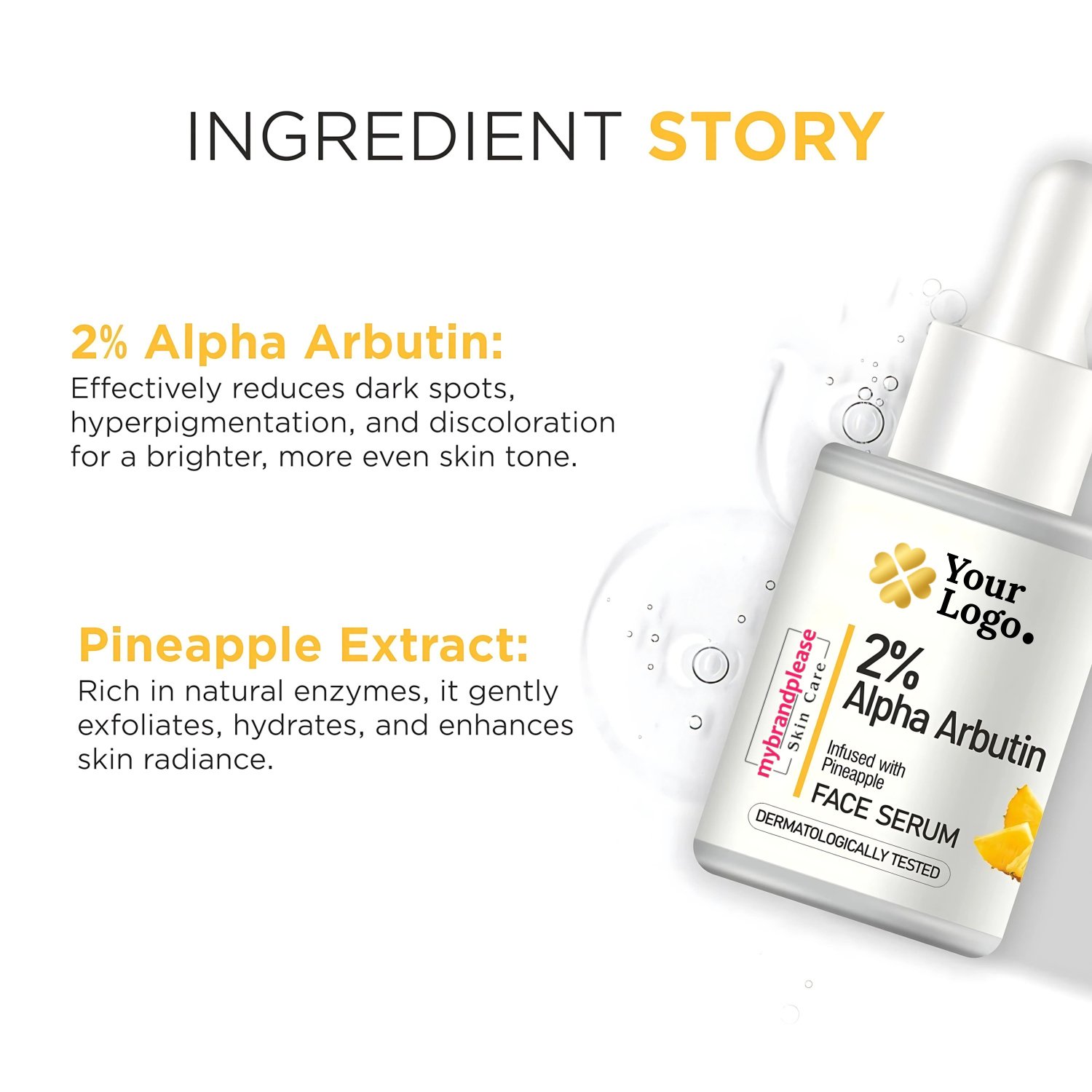 2 Alpha Arbutin infused with Pineapple Exquisite Serum