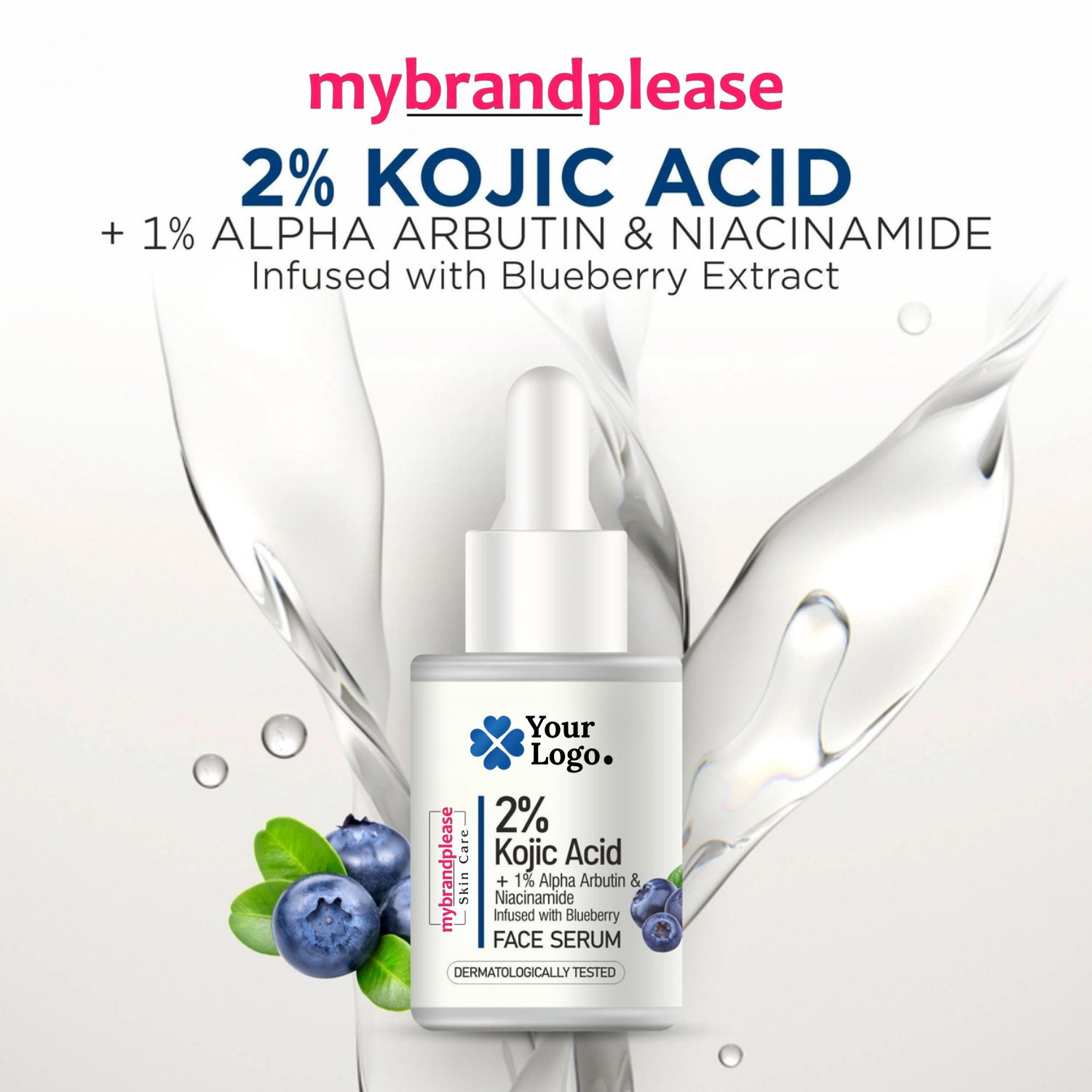 2 Kojic Acid + 1 Alpha Arbutin & Niacinamide infused with Blueberry Exquisite Serum