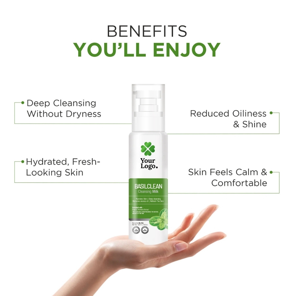 Basil Extract Cleansing Milk