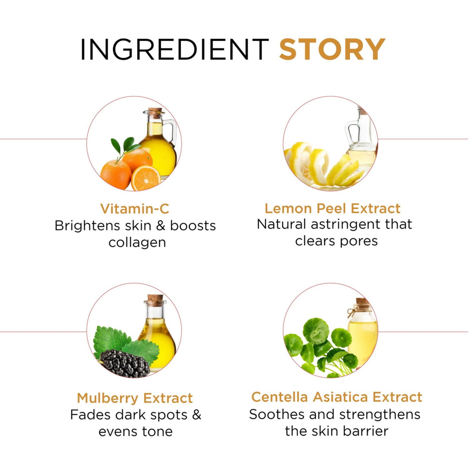 Brightening Skin Toner Enriched with Vitamin C & Lemon Peel Extract