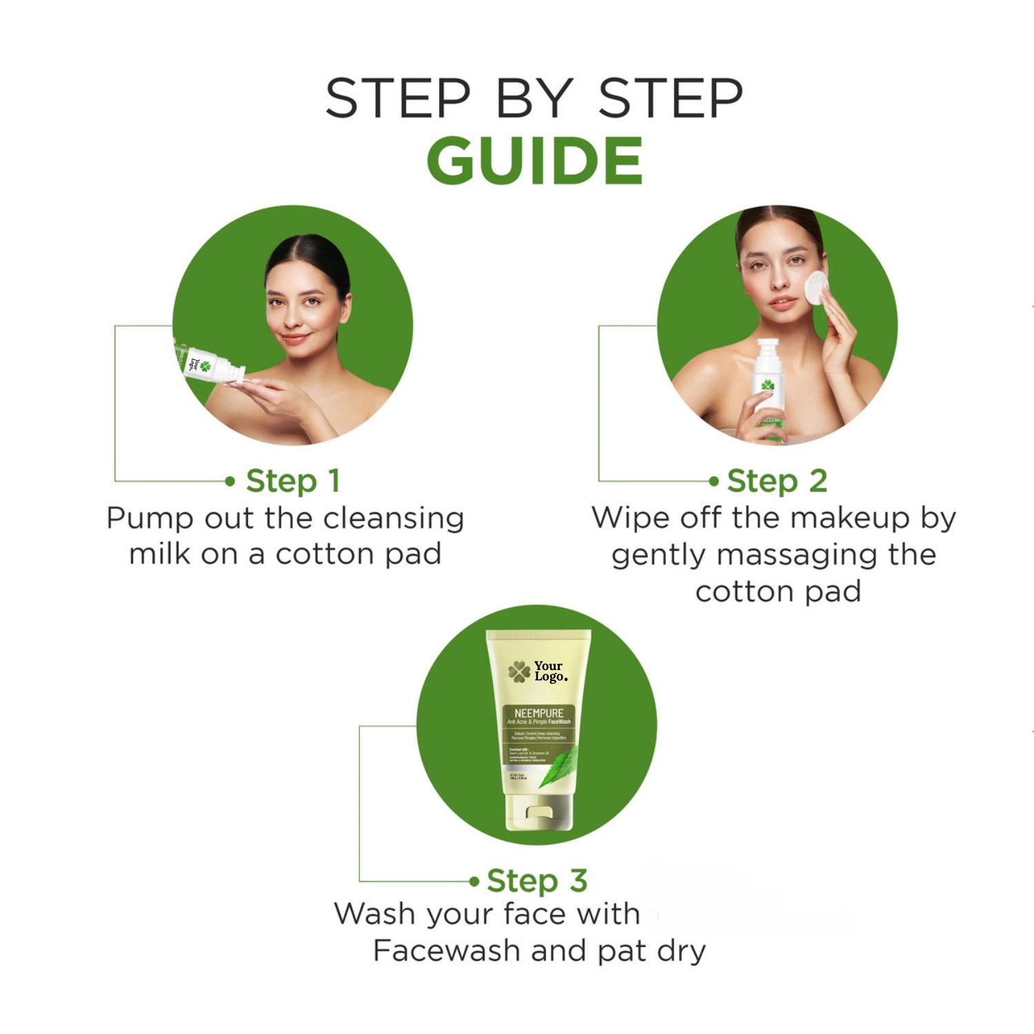 Cleansing Milk Enriched with Basil & Aloe Vera Extract