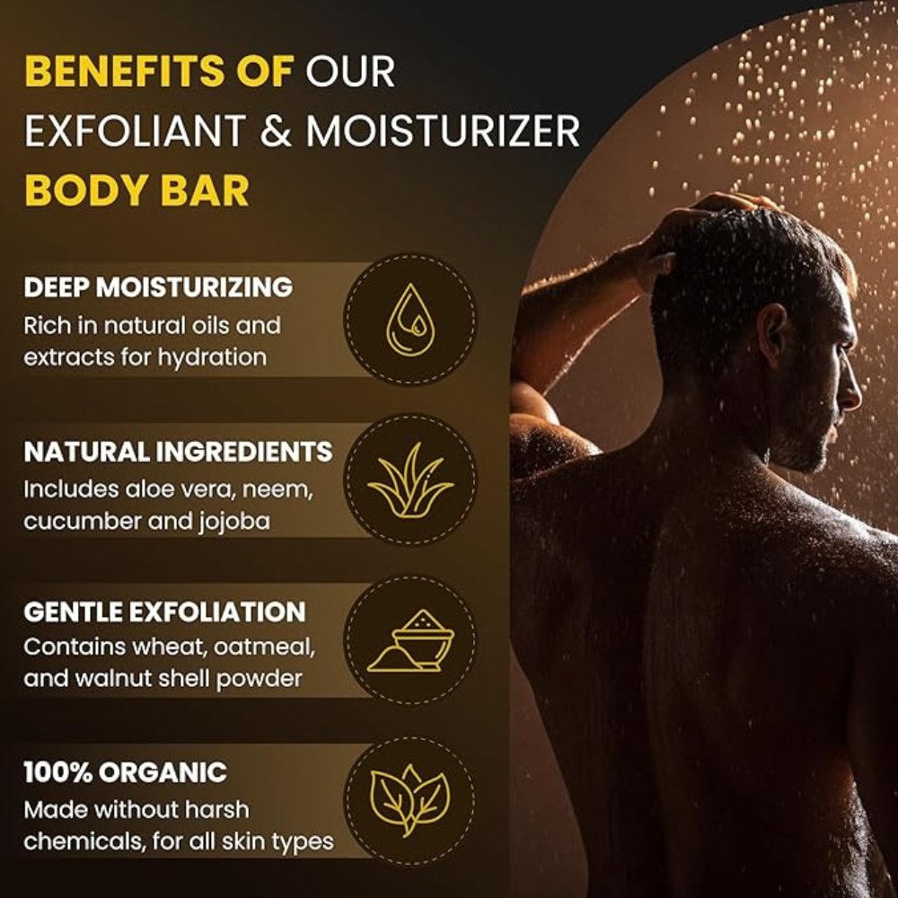 Exfoliation Body Bar for Men 125g