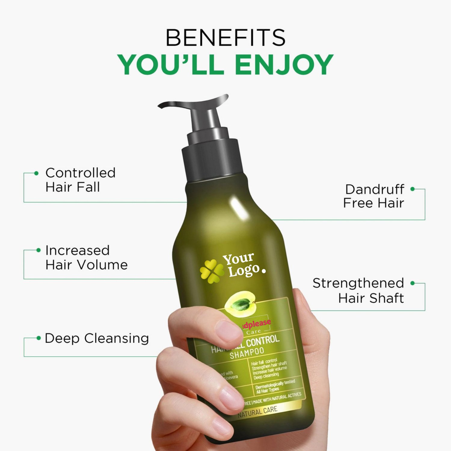 Indian Gooseberry Shampoo enriched with Amla & Aloe Vera Extracts