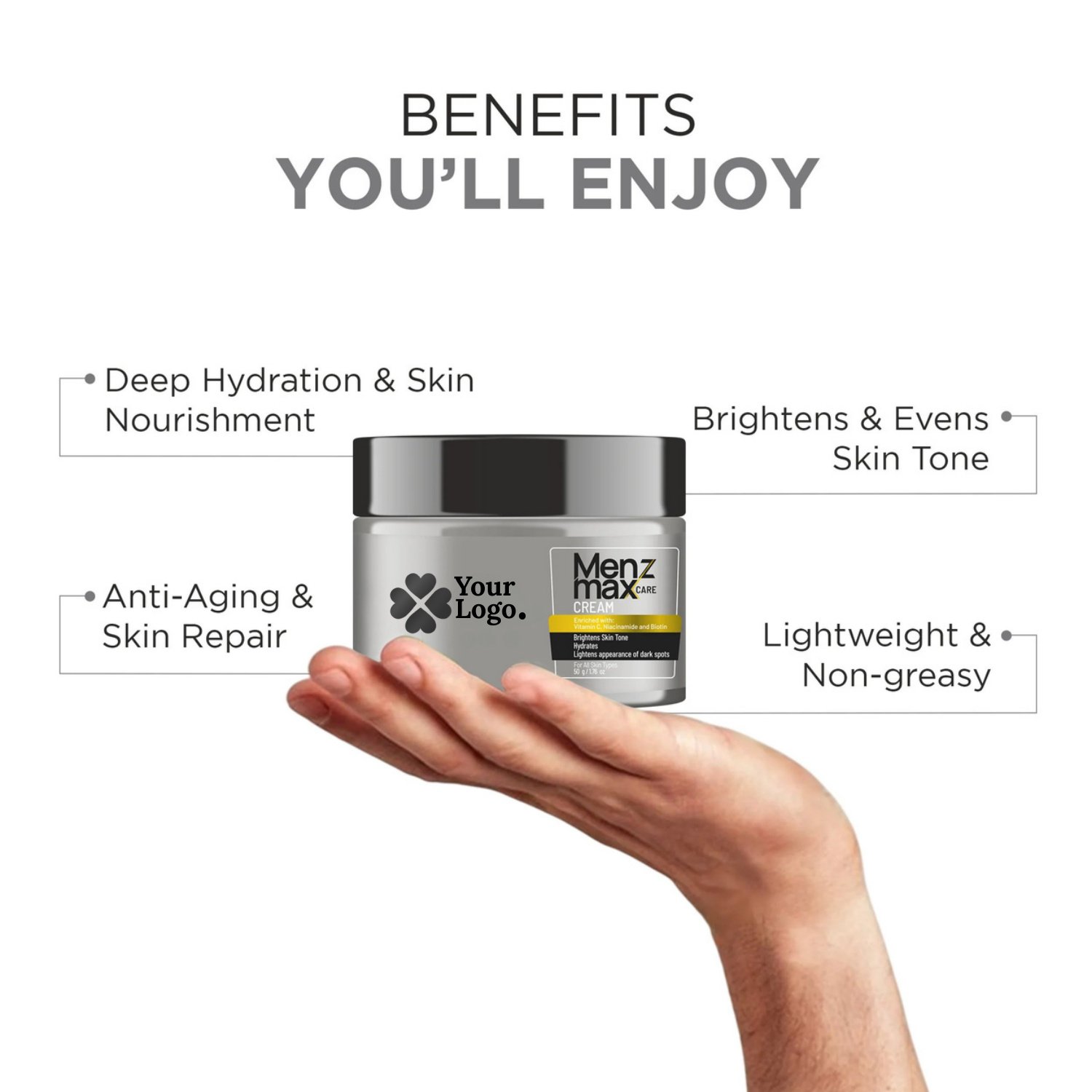 Menz Max Care Cream with SPF25 PA+