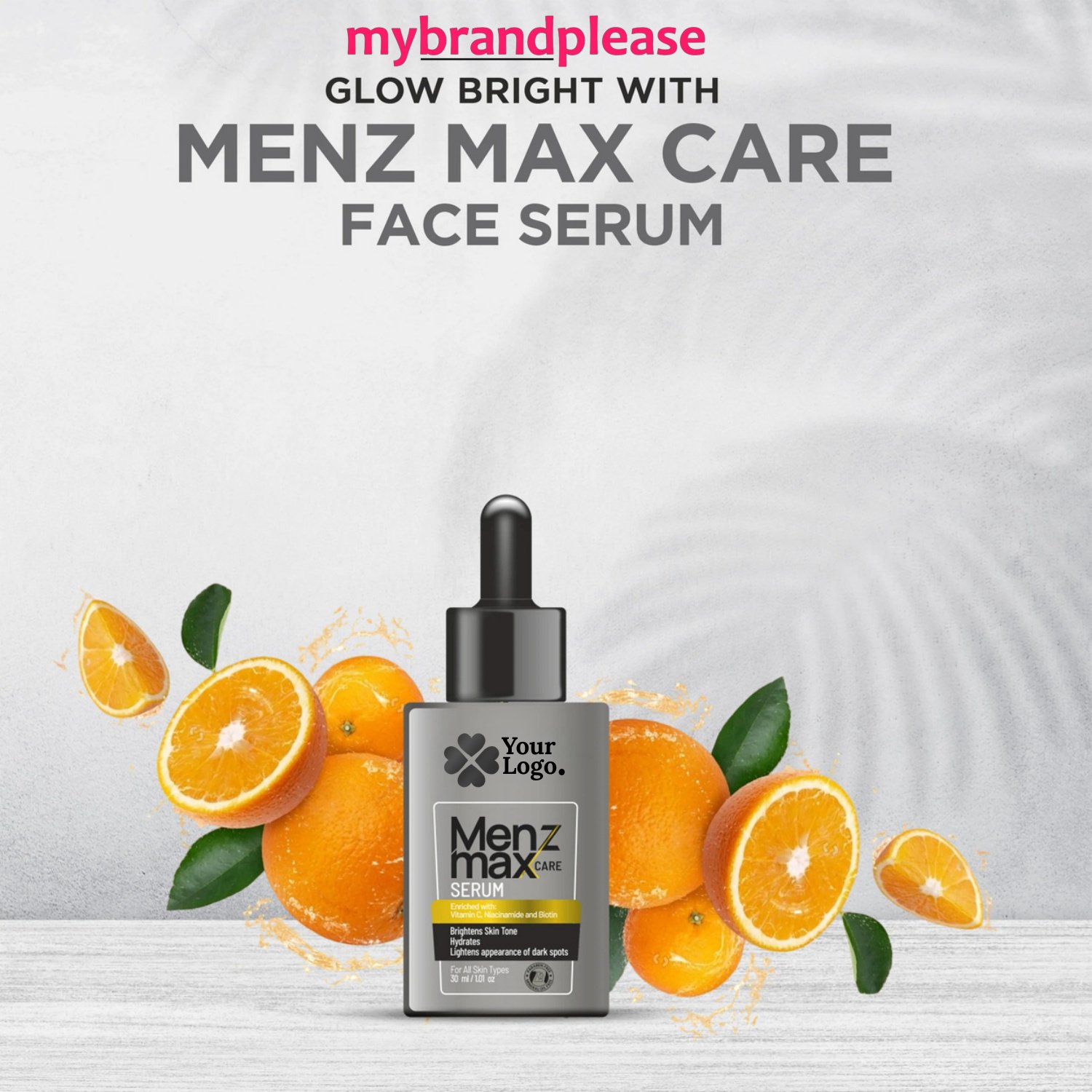 Menz Max Care Vitamin C, Niacinamide & Biotin Serum