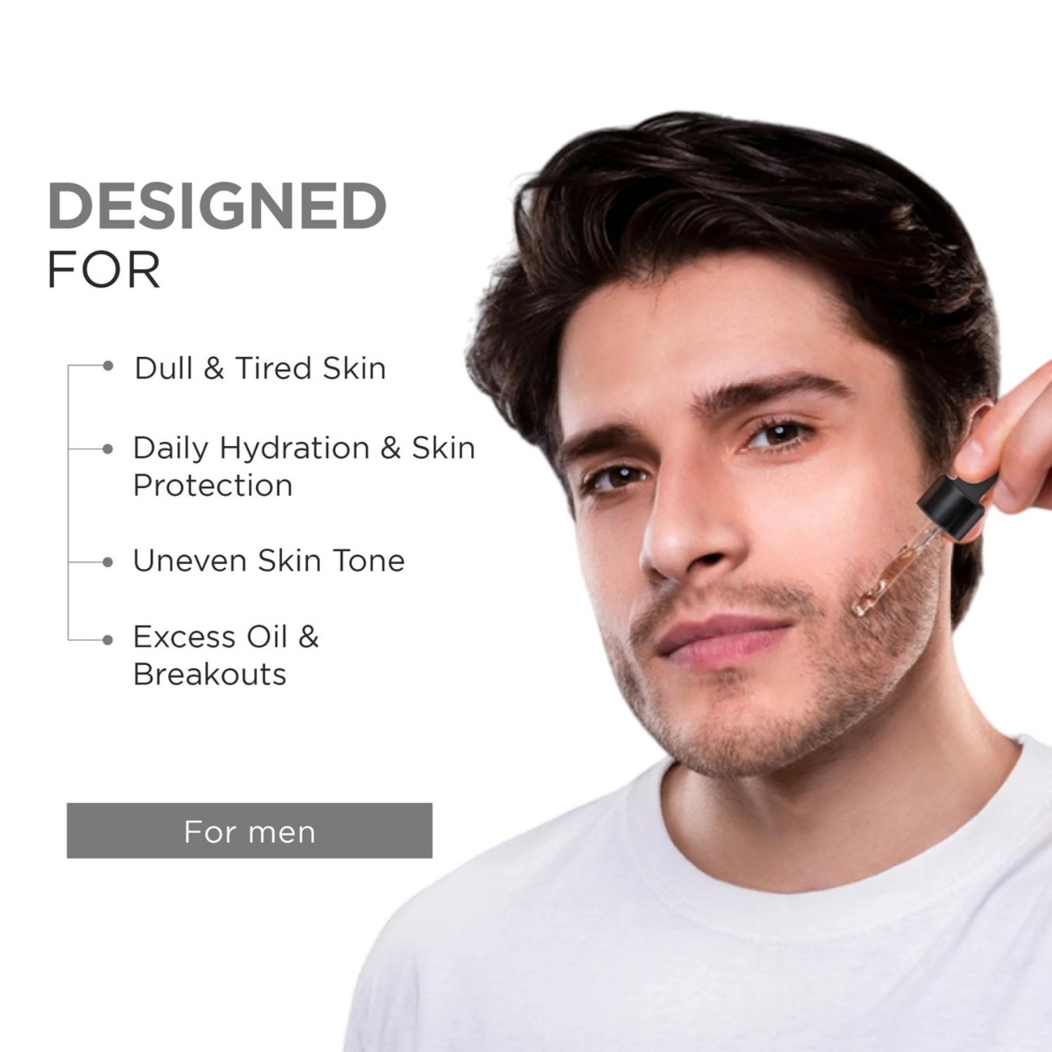 Menz Max Care Vitamin C, Niacinamide & Biotin Serum