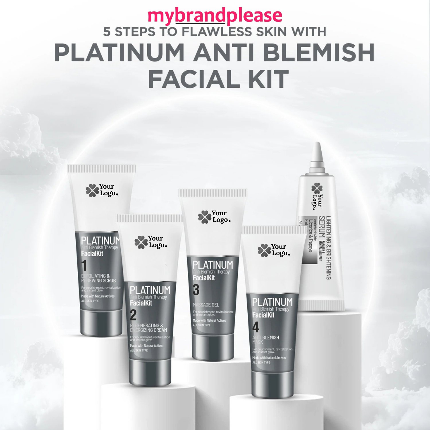 PLATINUM ANTI BLEMISH THERAPY – FACIAL KIT