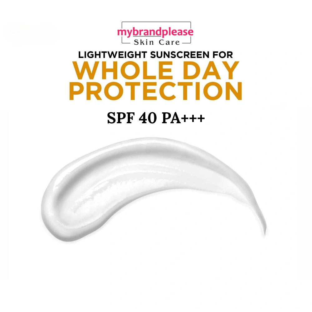 Private Label Custom Branding SPF 40 PA+++ UV Shield Moisturizer