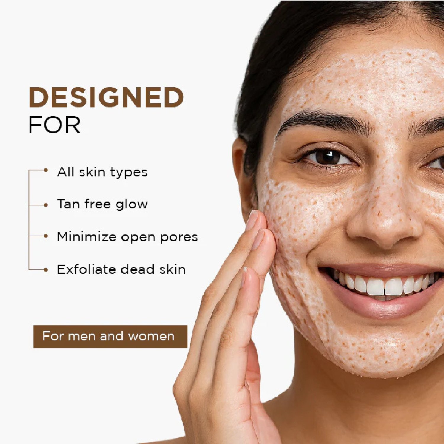 Radiance D Tan Face Scrub Enriched with Aloe Vera & Grapefruit Extract