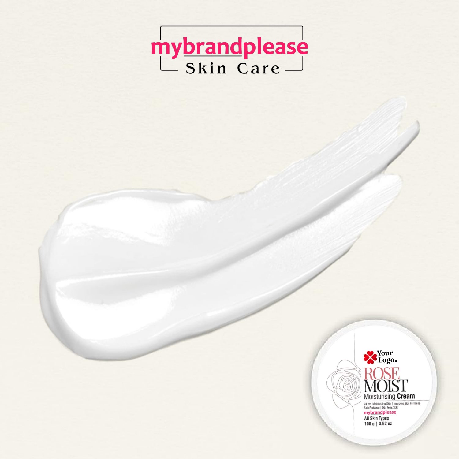 Rose Moist Moisturising Face Cream
