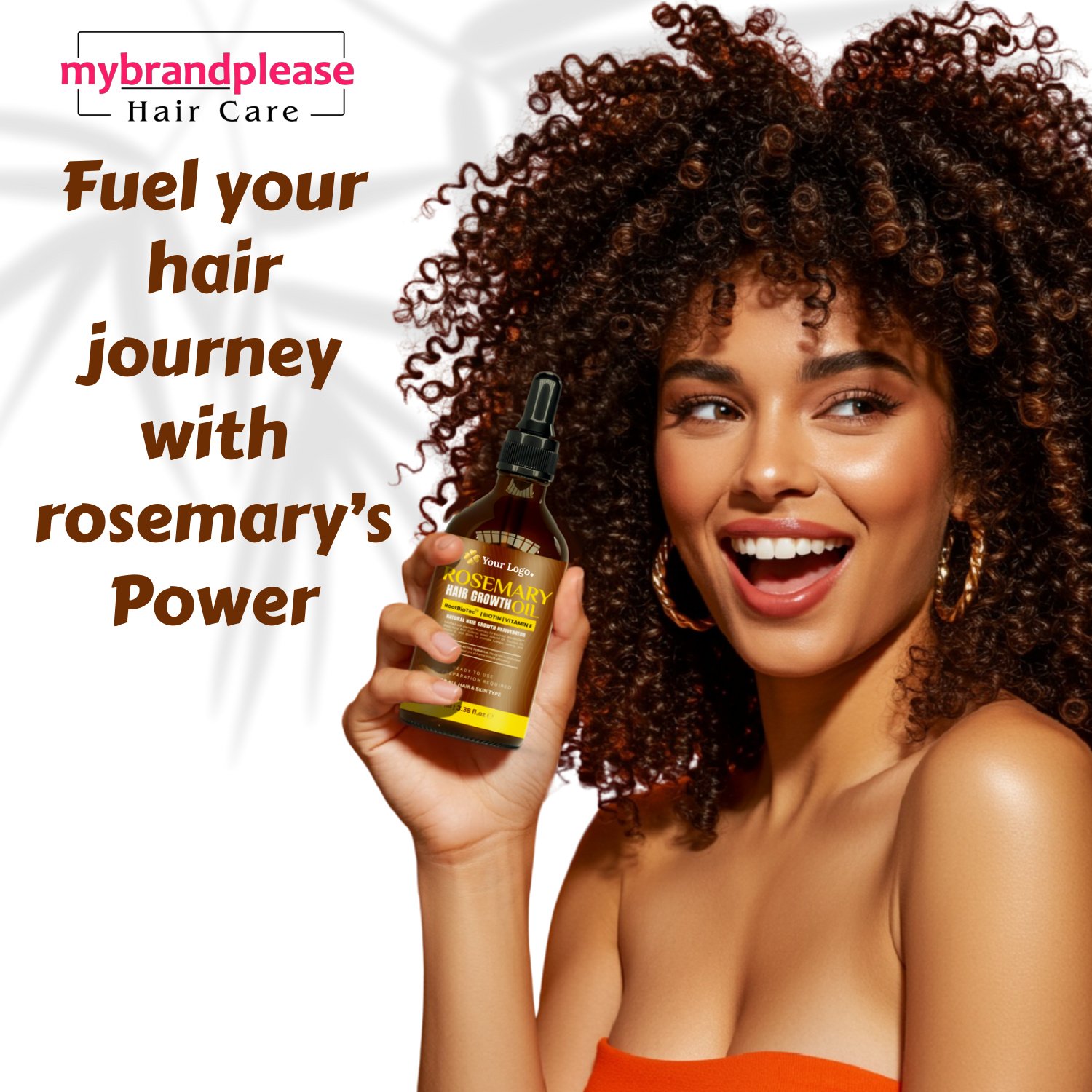 Rosemary Hair Growth Oil Enriched with RootBio Tec, Biotin & Vitamin E