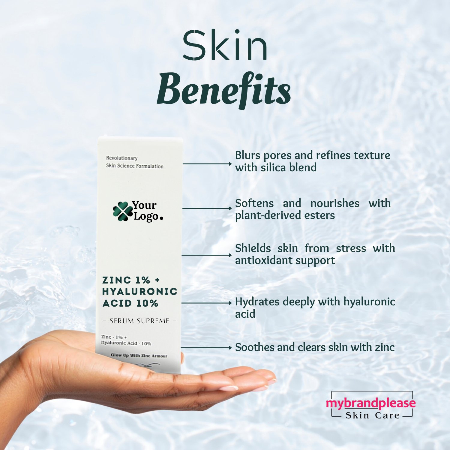 Zinc + Hyaluronic serum