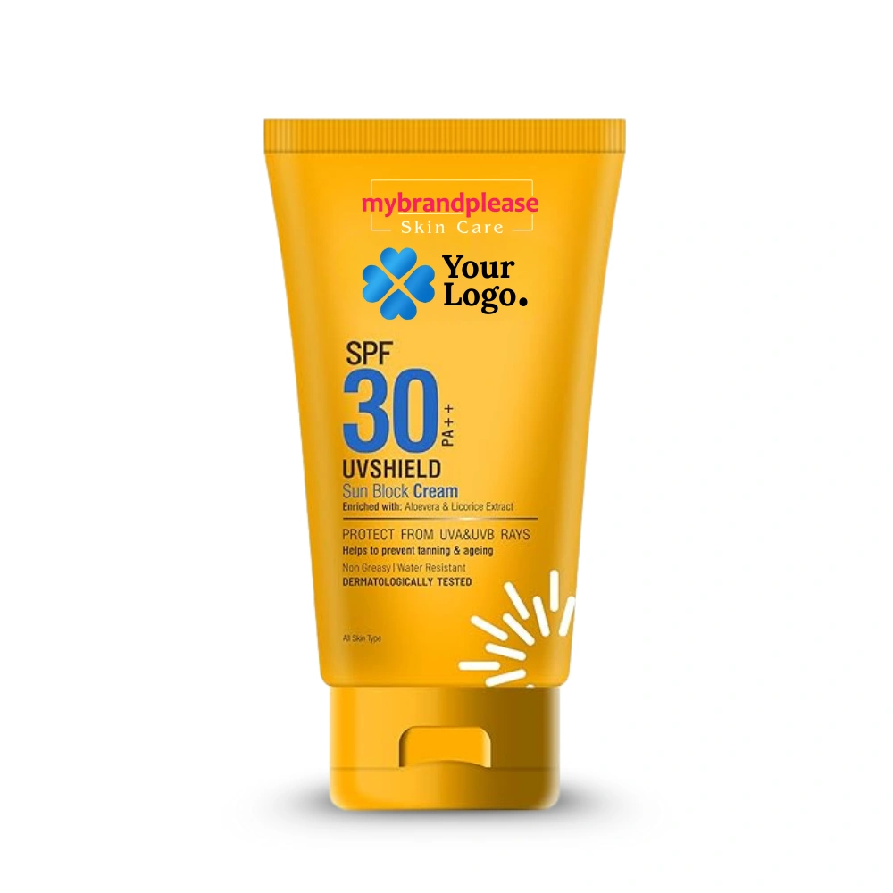 SPF 30 PA++ UV Shield Sun Block Cream Broad