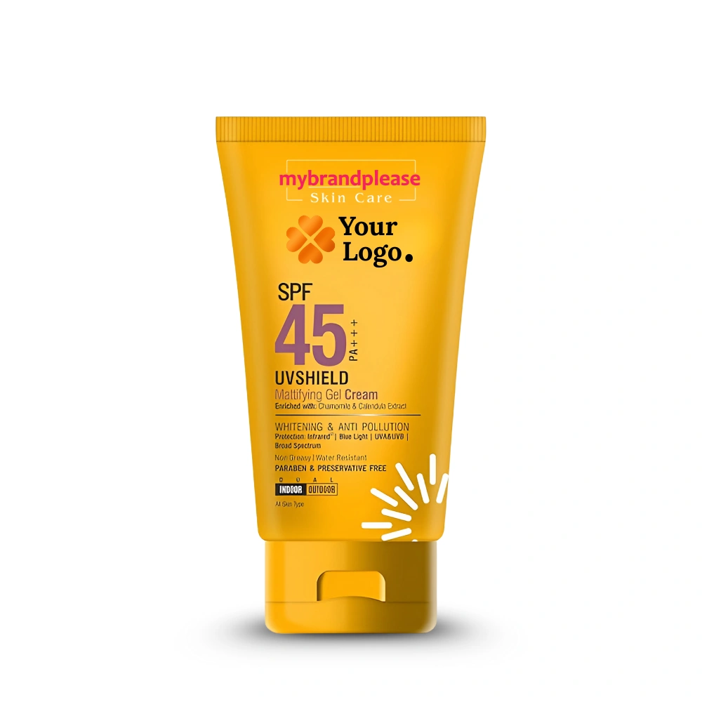 SPF 45 PA+++ UV Shield Moisturizer Gel Sunscreen Cream